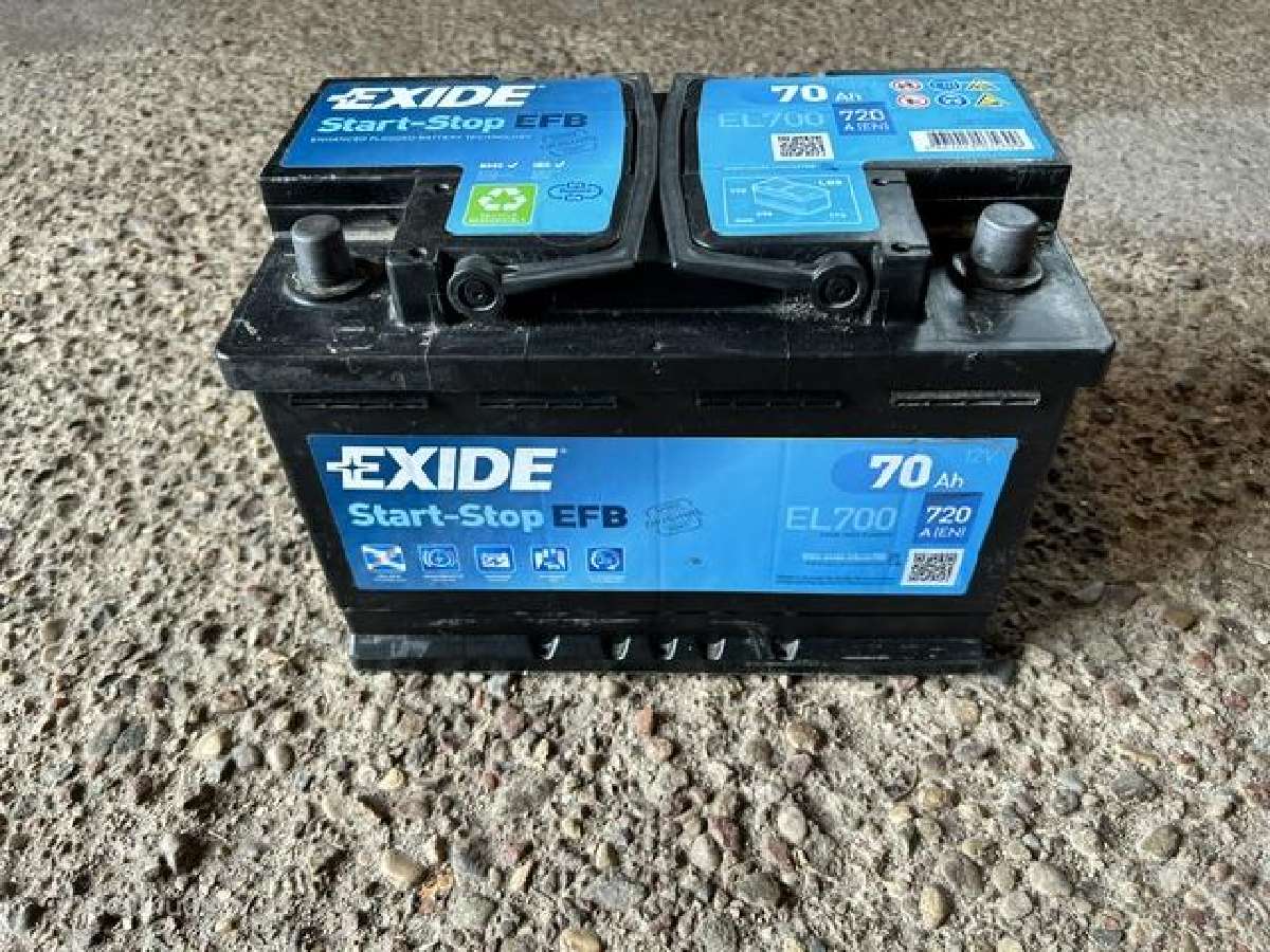 Akumuliatorius Exide Efb El700 , 70ah, 720a - nuotraukos Nr. 2
