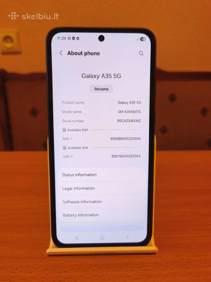 Puikus Samsung Galaxy A35,128gb - nuotraukos Nr. 8