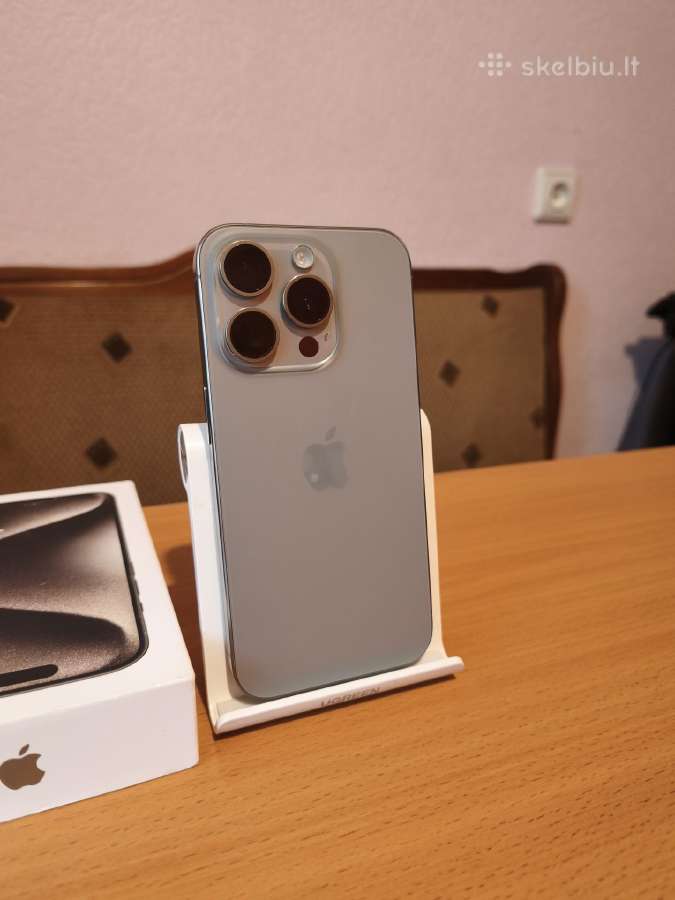 iPhone 15 Pro, 128gb, Battery health 91% - nuotraukos Nr. 2