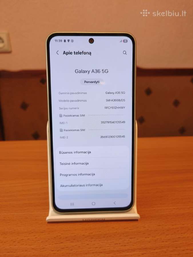 Samsung Galaxy A36, 128gb, - nuotraukos Nr. 7