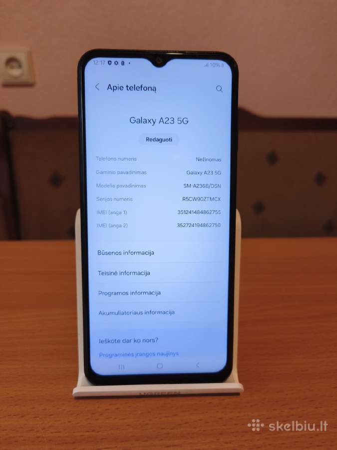 Juodas Samsung Galaxy A23,64gb - nuotraukos Nr. 7