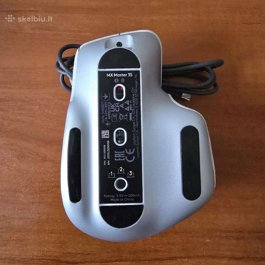 Logitech Mx Master 3s belaidė pelė - nuotraukos Nr. 5