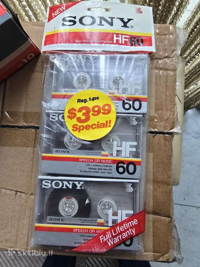 Audio kasetės Sony Hf 90 ir Hf 60 - nuotraukos Nr. 4