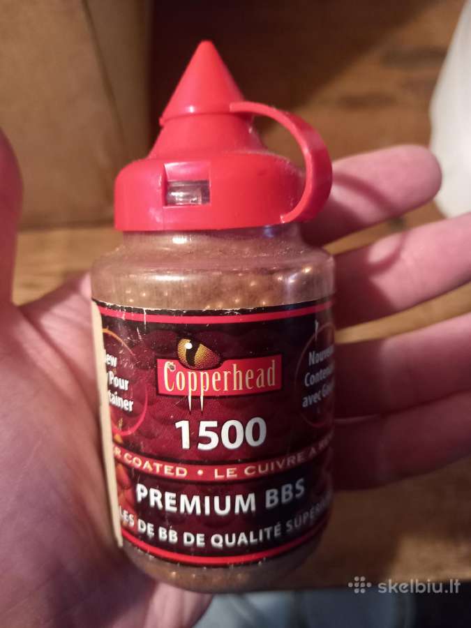 Visiškai Nauji plieniniai šratai Copperhead 1500 - nuotraukos Nr. 2