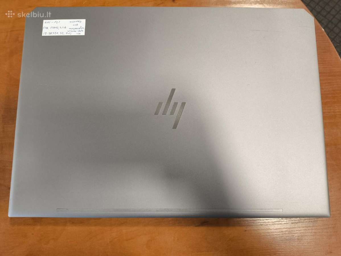 Zbook Studio 15.6 i7-9850h 32gb 512gb P2000 4gb - nuotraukos Nr. 3