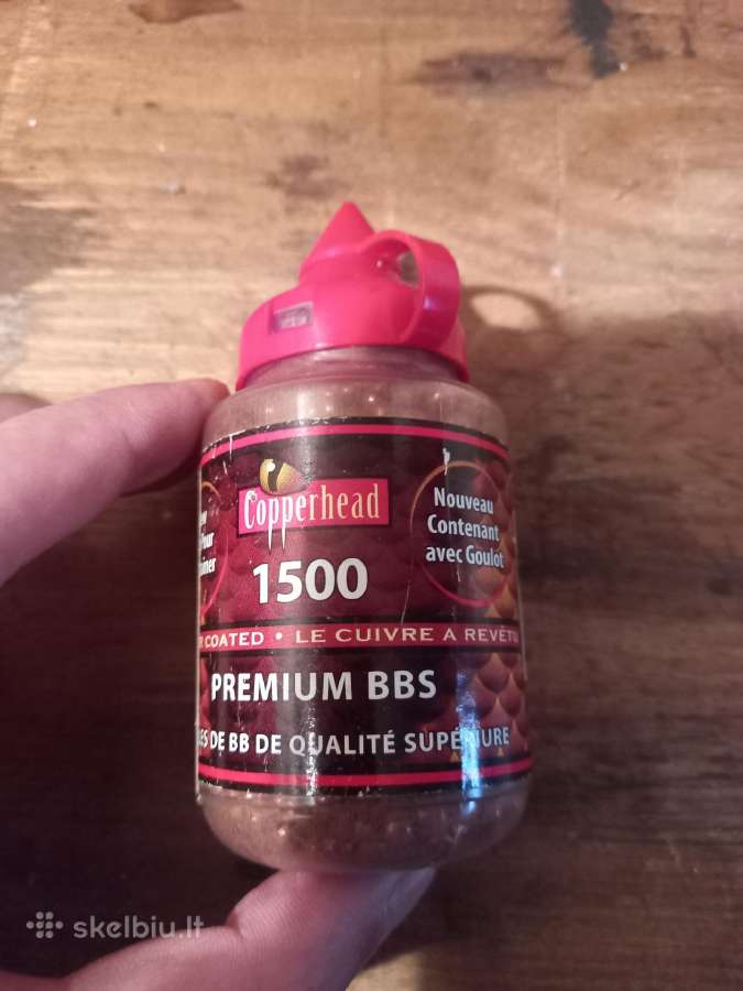 Visiškai Nauji plieniniai šratai Copperhead 1500 - nuotraukos Nr. 3