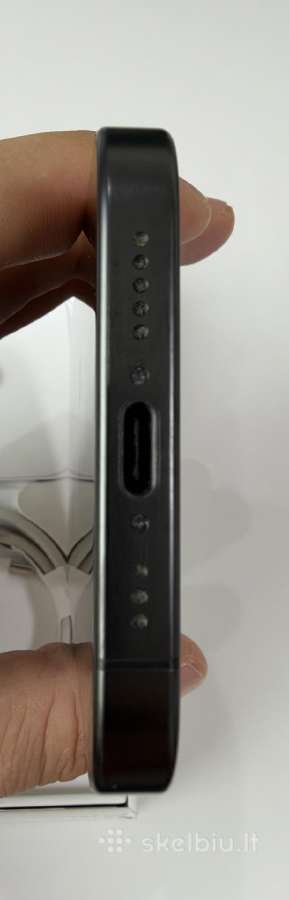 Puikios būklės iPhone 15 Pro 128gb Black Titanium - nuotraukos Nr. 9