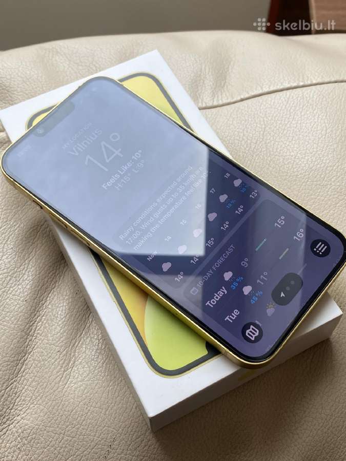 iPhone 14 Plus Yellow - nuotraukos Nr. 3