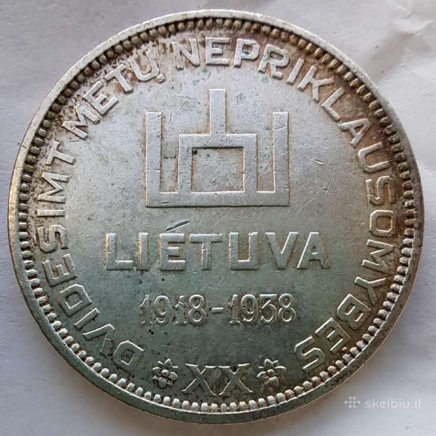 1938 Smetona 10 litų - nuotraukos Nr. 2