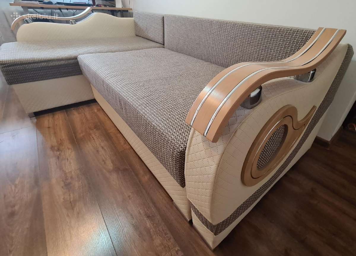 Sofa-lova kampas 230x150cm - nuotraukos Nr. 3