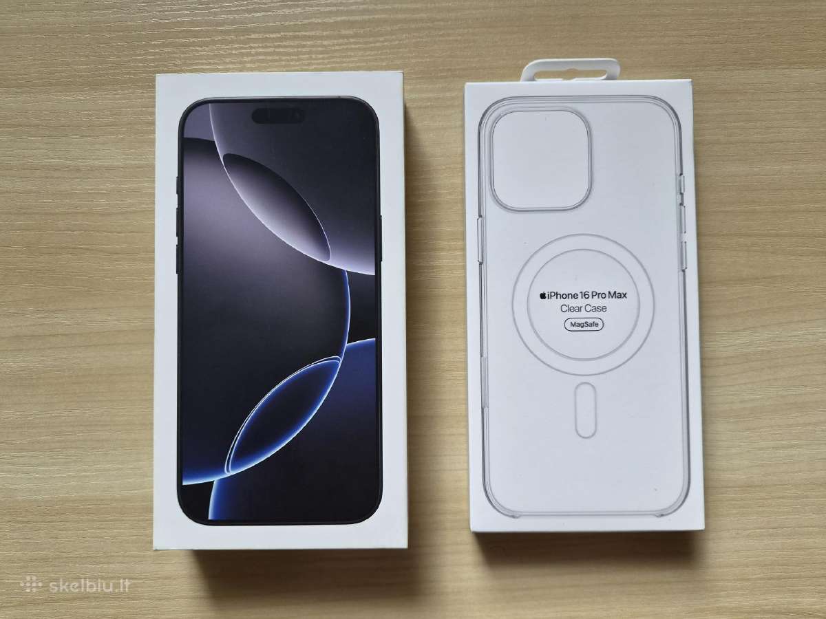 iPhone 16 Pro Max 512gb Black 100% su garantija - nuotraukos Nr. 4