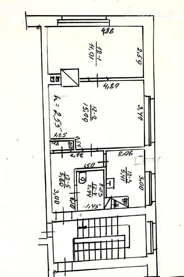 Radviliškyje parduodamas 2 kambarių butas - nuotraukos Nr. 14