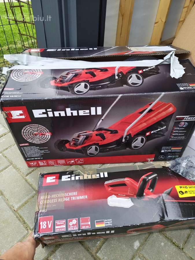 Einhell Power X-change kompl. vejapjovė + gyvatvor - nuotraukos Nr. 3
