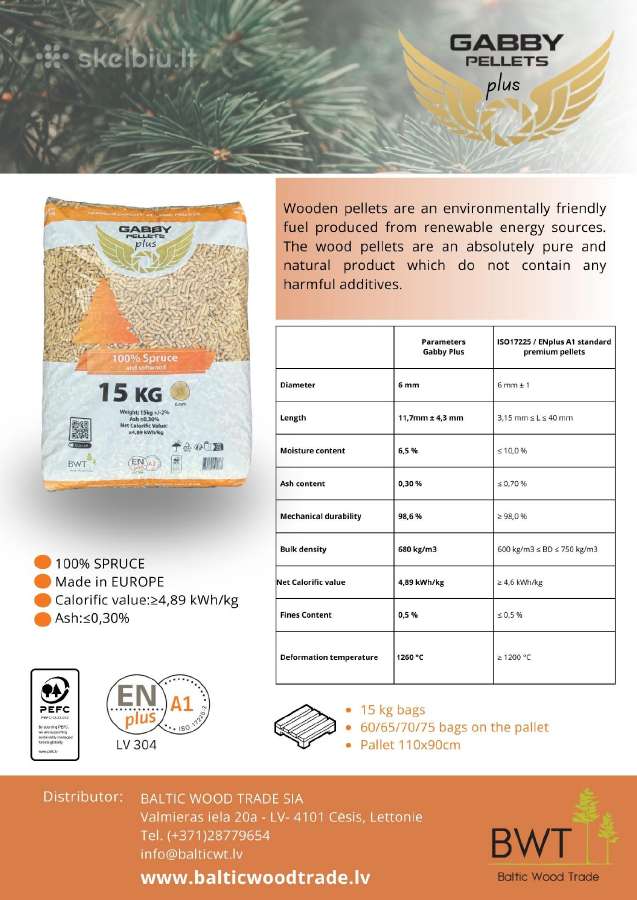 Sviesios granulės 990 kg. palete 460 eur - nuotraukos Nr. 5