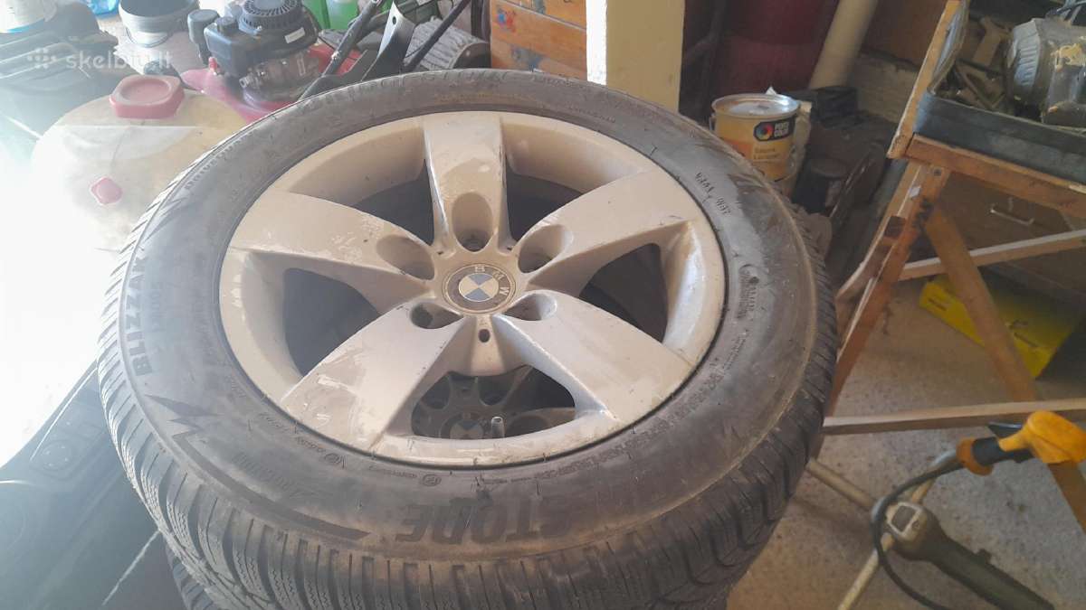 Bmw 5 žieminės padangos su ratlankiais - nuotraukos Nr. 2