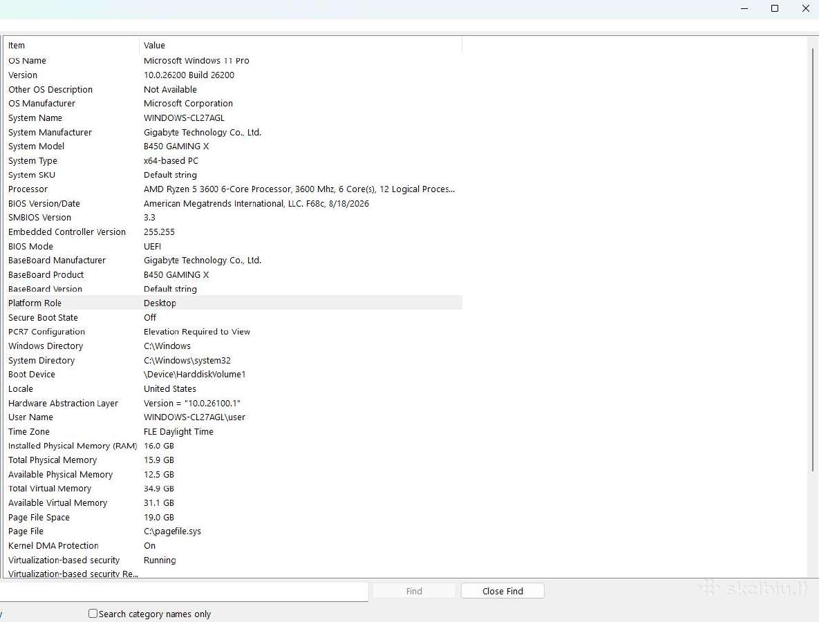 Žaidimų kompiuteris – i5-9400f Gtx 1660 Super 6g - nuotraukos Nr. 10