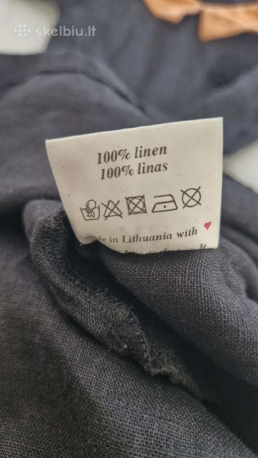 "Kregždutė" 100% Lininė suknelė - nuotraukos Nr. 8