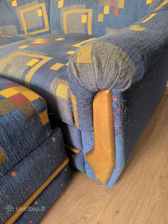 Parduodamas kampas su miegama dalimi ir foteliu - nuotraukos Nr. 6