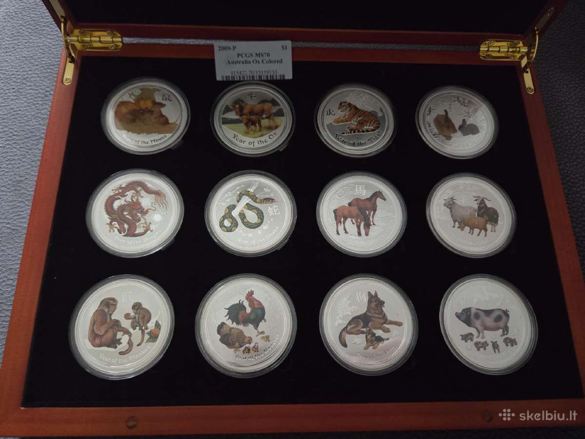 Australian Lunar II 1oz set - nuotraukos Nr. 2