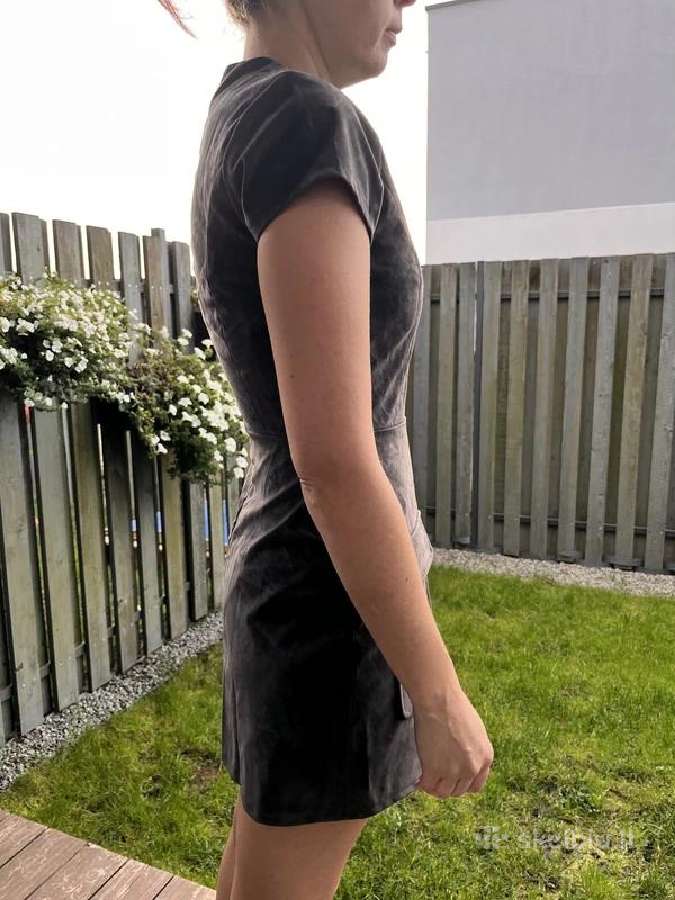 Boohoo pilka mini suknelė, Eu 36 / S, nauja - nuotraukos Nr. 2