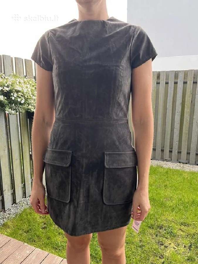 Boohoo pilka mini suknelė, Eu 36 / S, nauja - nuotraukos Nr. 3