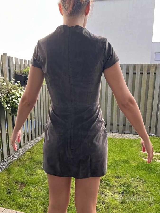 Boohoo pilka mini suknelė, Eu 36 / S, nauja - nuotraukos Nr. 4