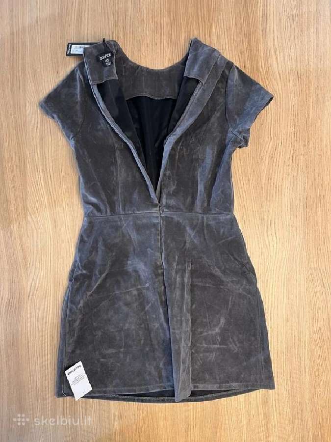 Boohoo pilka mini suknelė, Eu 36 / S, nauja - nuotraukos Nr. 9
