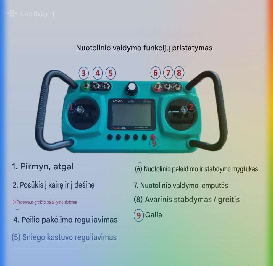 Parduodu žoliapjovę su pulteliu - nuotraukos Nr. 3