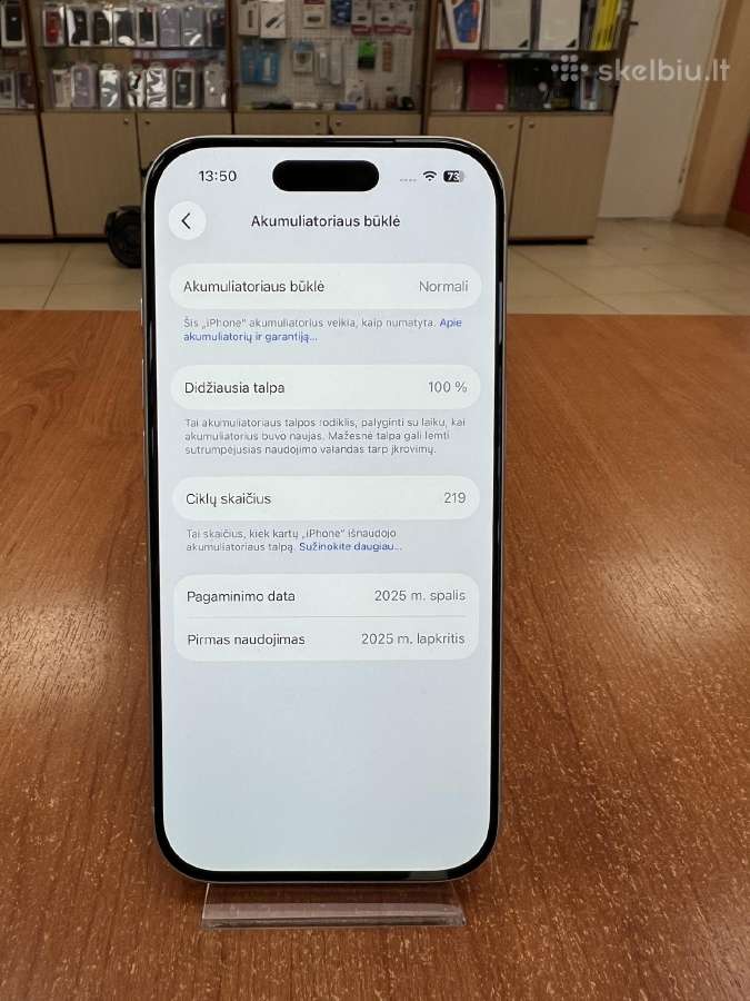 Apple iPhone 17 Pro 256 GB (Naudotas) - nuotraukos Nr. 3