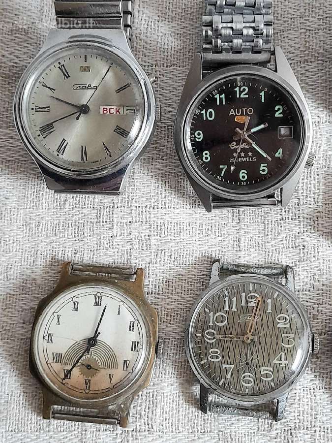 Sovietiniai rankiniai laikrodžiai - nuotraukos Nr. 2