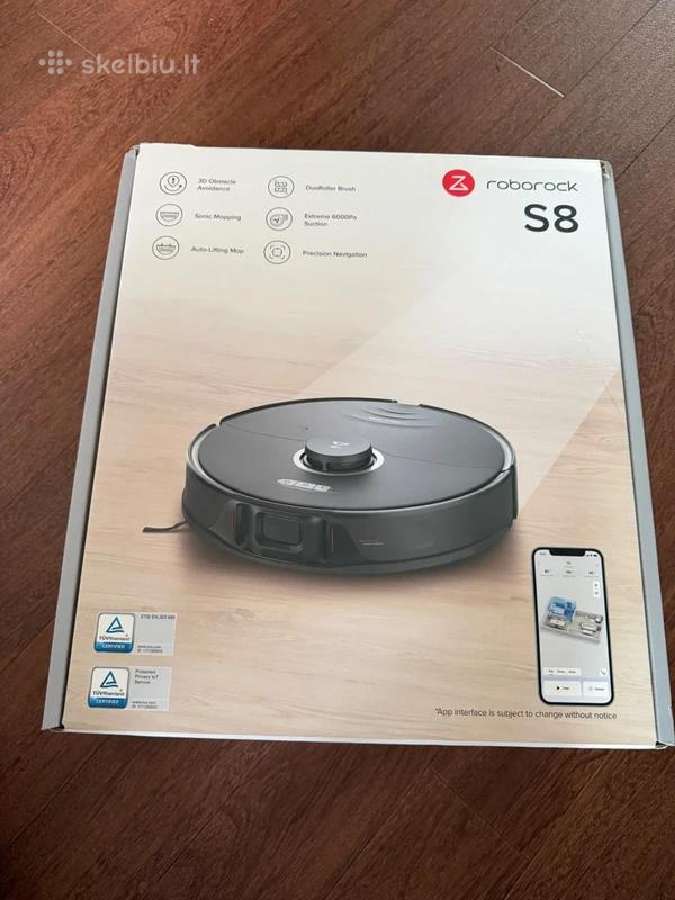 Siurblys robotas Roborock S8 juodas su garantija - nuotraukos Nr. 20