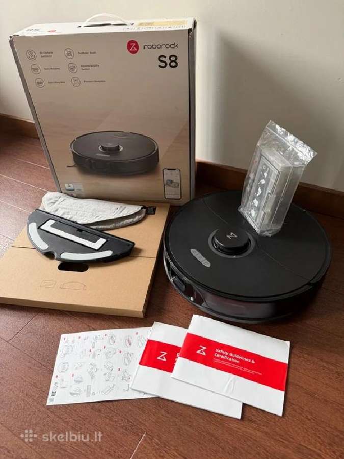 Siurblys robotas Roborock S8 juodas su garantija - nuotraukos Nr. 3