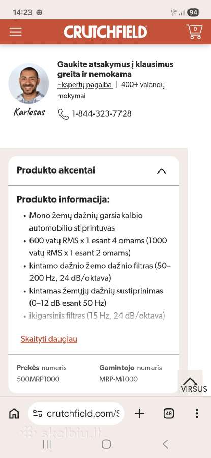 12 -tukas žemadažnis,alpine mono 1000rms - nuotraukos Nr. 2
