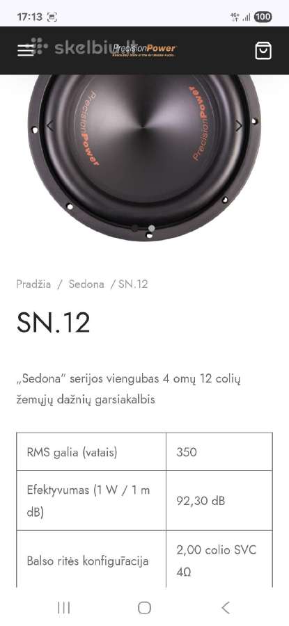 12 -tukas žemadažnis,alpine mono 1000rms - nuotraukos Nr. 5