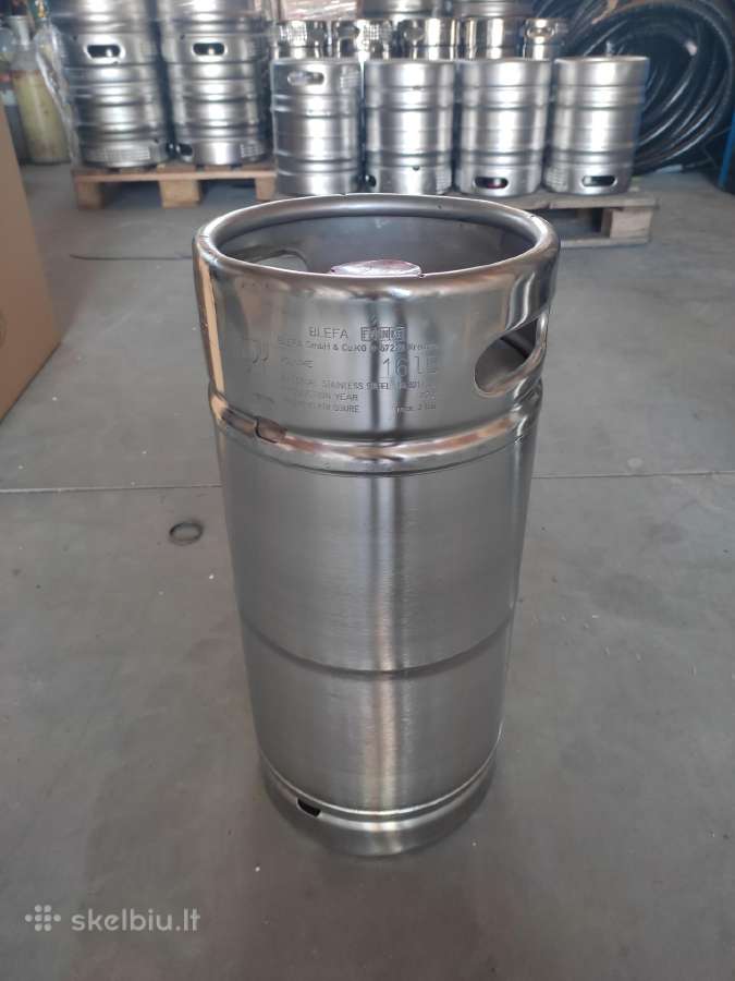 Nerūdijančio plieno 15, 16, 25 l statinės (Keg) - nuotraukos Nr. 5