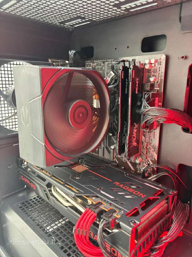 Stacionarius komiuteris Ryzen 5 5600 16gb 6700xt - nuotraukos Nr. 5