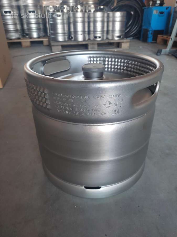 Nerūdijančio plieno 15, 16, 25 l statinės (Keg) - nuotraukos Nr. 7