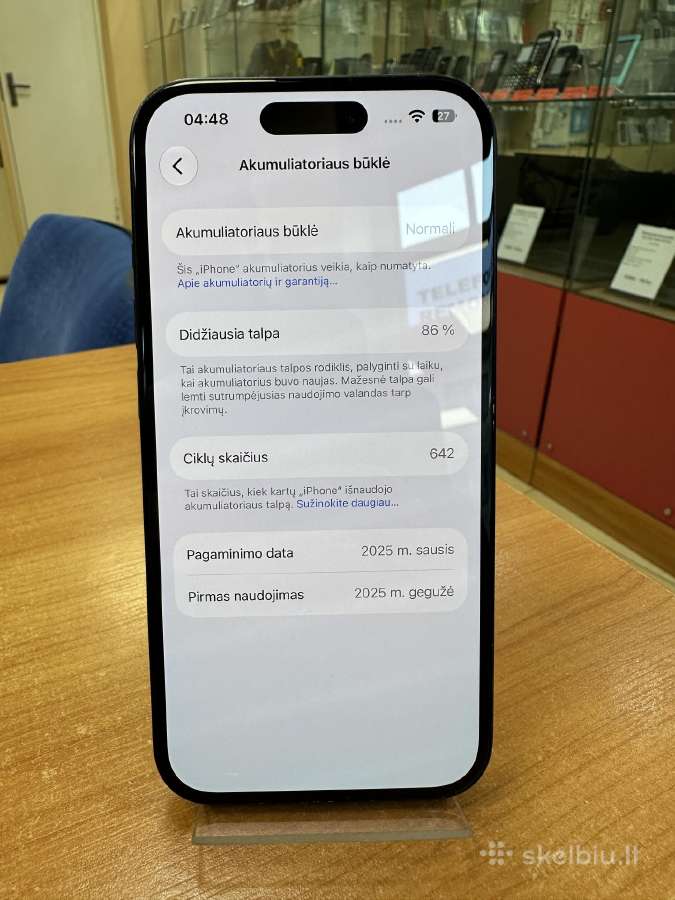 Apple iPhone 15 128 GB (Naudotas) - nuotraukos Nr. 2