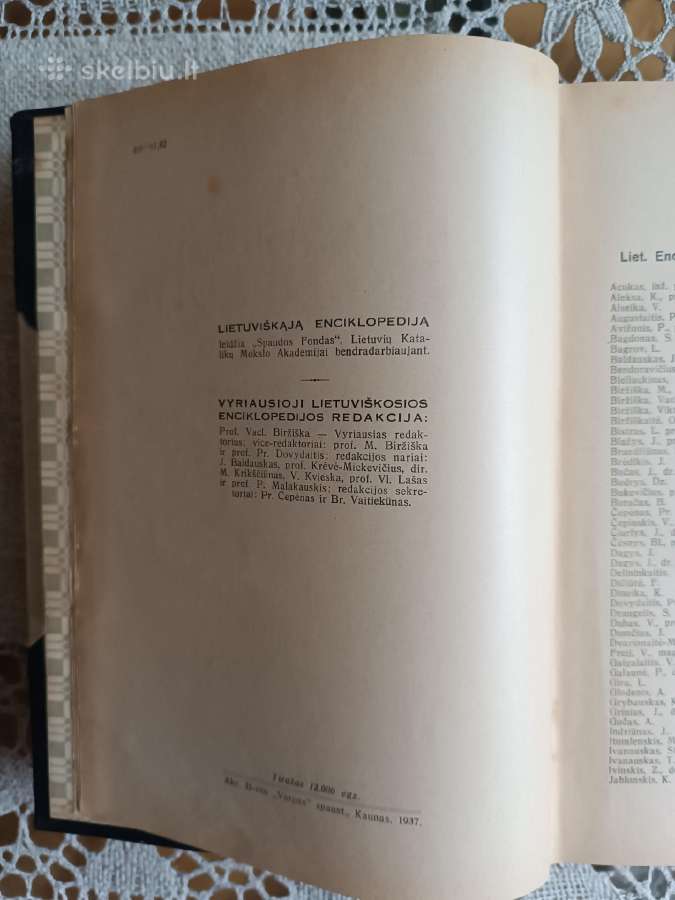 Lietuviškoji enciklopedija 1936m. - nuotraukos Nr. 27