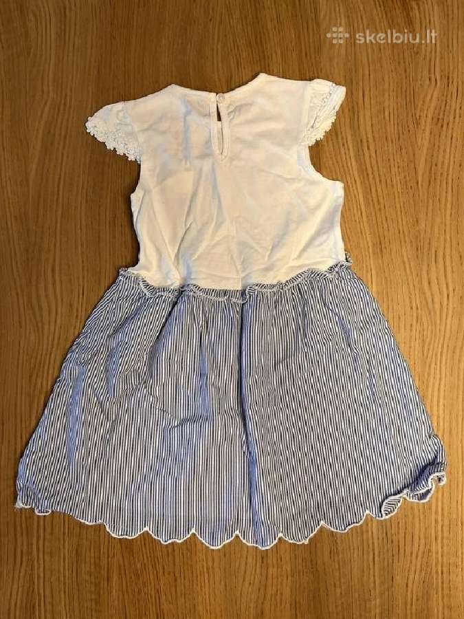 C&a Baby Club baltai mėlyna suknelė su saulyte, 92 - nuotraukos Nr. 4