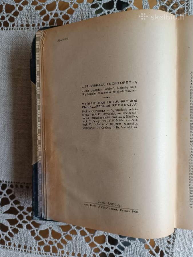 Lietuviškoji enciklopedija 1936m. - nuotraukos Nr. 11
