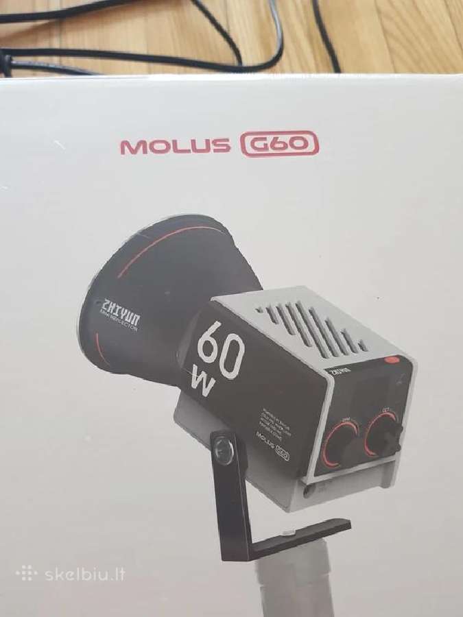 Zhiyun Molus G60 60w profesionali Cob LED foto/vid - nuotraukos Nr. 7