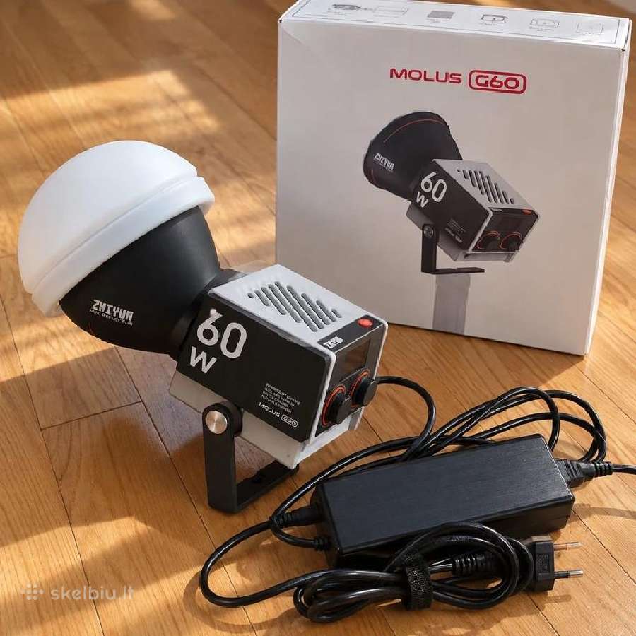 Zhiyun Molus G60 60w profesionali Cob LED foto/vid - nuotraukos Nr. 2