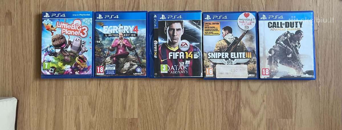 Playstation 4 ir 9 žaidimai - nuotraukos Nr. 3