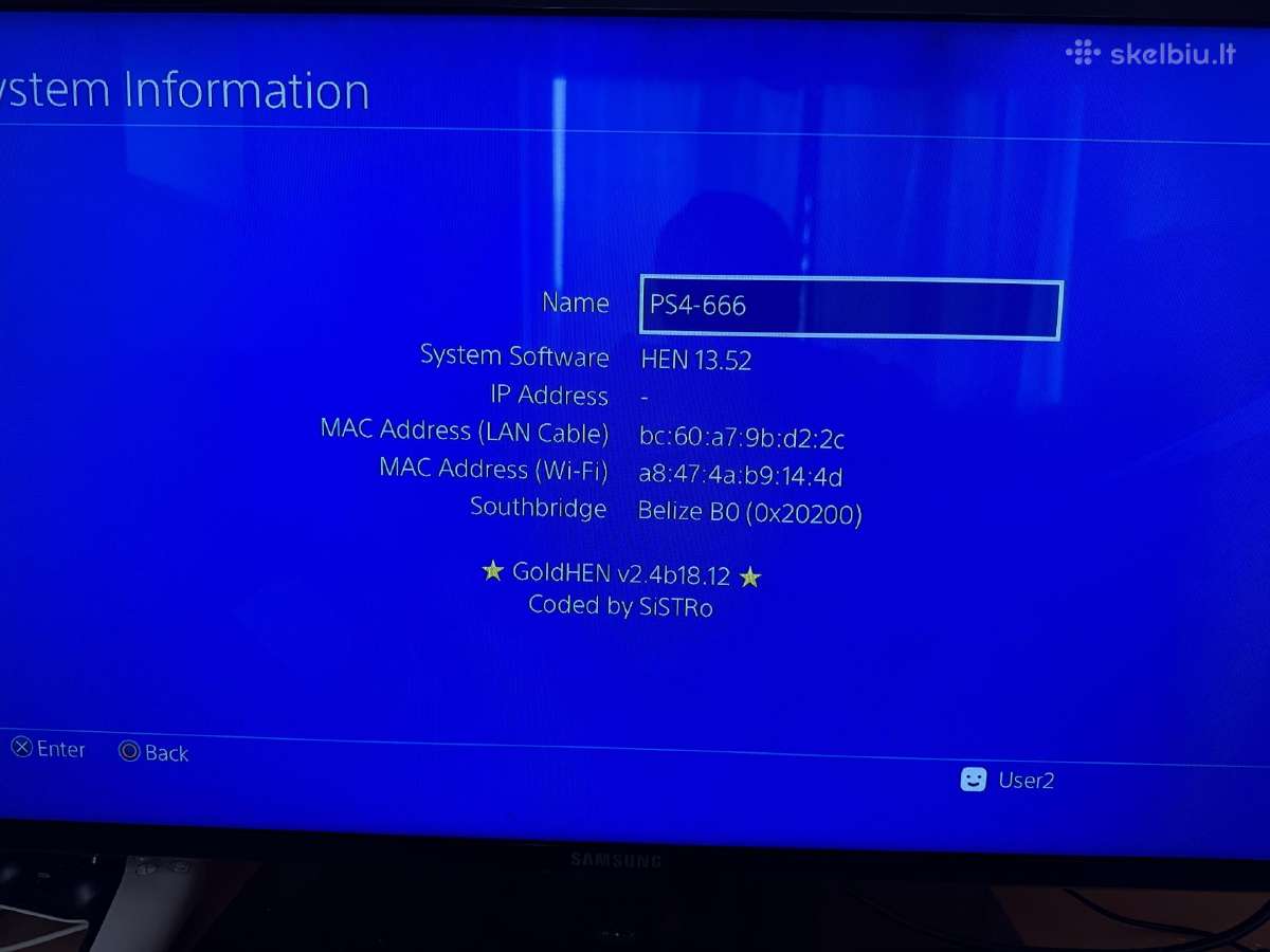 Playstation 4 Pro 1tb atrištas - nuotraukos Nr. 3