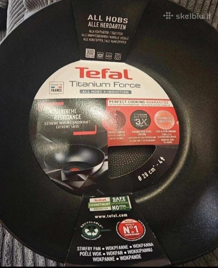 Nauja Tefal titanium force keptuvė - nuotraukos Nr. 3