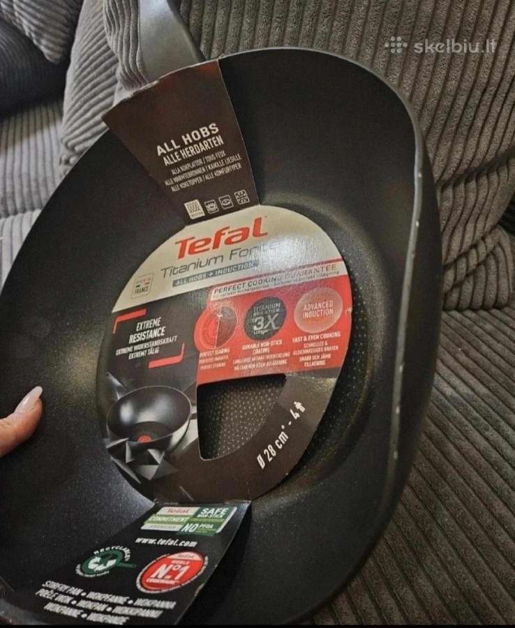 Nauja Tefal titanium force keptuvė - nuotraukos Nr. 4