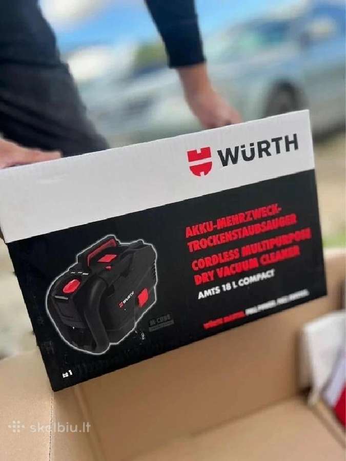 Würth akumuliatorinis siurblys - nuotraukos Nr. 7