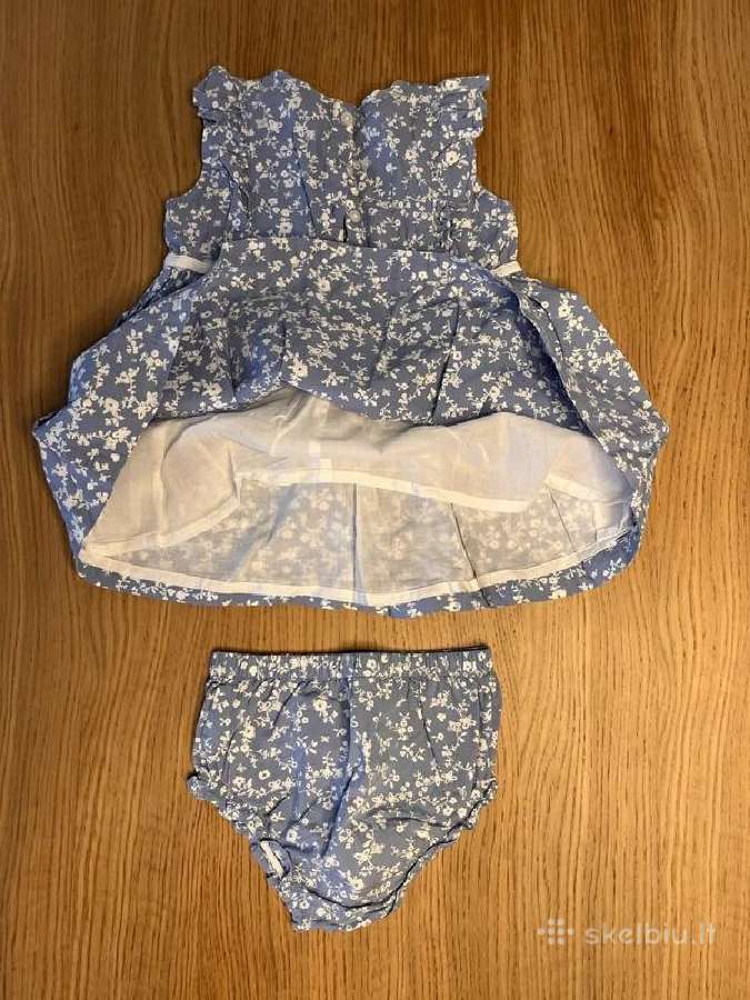 Rebel gėlėta suknelė su kelnaitėmis, 86 cm - nuotraukos Nr. 4