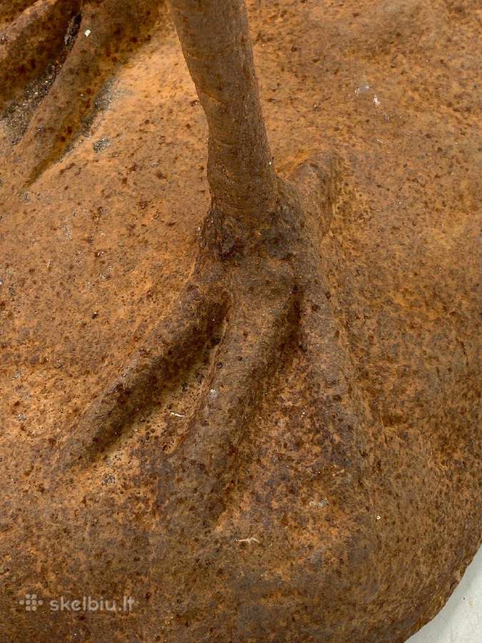 Ketaus lauko statula "Gandras" - nuotraukos Nr. 11